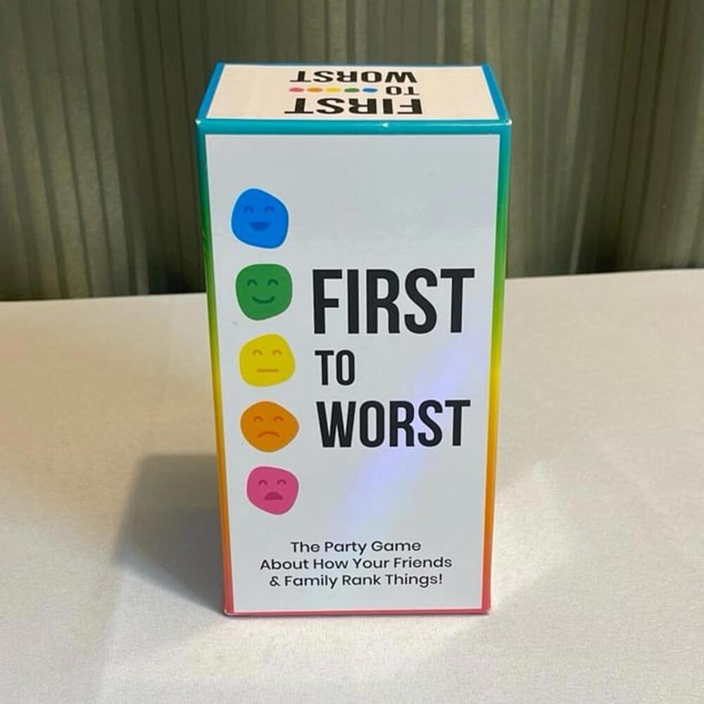 FIRST TO WORST Party Game